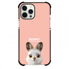 The Mountain Hare Phone Case For iPhone and Samsung Galaxy Devices - Bunny The Mountain Hare Portrait On Pink Background