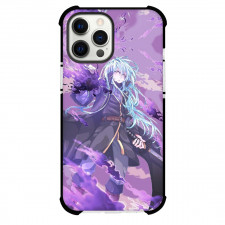 That Time I Got Reincarnated As A Slime Rimuru Tempest Case For iPhone Samsung Galaxy Pixel OnePlus Vivo Xiaomi Asus Sony Motorola Nokia - Rimuru Tempest Standing Purple Background Vintage Art