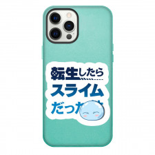 That Time I Got Reincarnated As A Slime Case For iPhone Samsung Galaxy Pixel OnePlus Vivo Xiaomi Asus Sony Motorola Nokia - Slime Logo Japanese Letters Sticker Art