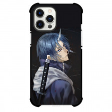 That Time I Got Reincarnated As A Slime Souei Case For iPhone Samsung Galaxy Pixel OnePlus Vivo Xiaomi Asus Sony Motorola Nokia - Souei Face Portrait Black Background