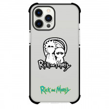Rick And Morty Phone Case For iPhone And Samsung Galaxy - Rick And Morty Black And White Art