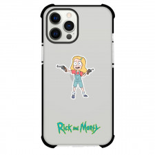 Rick And Morty Beth Smith Phone Case For iPhone And Samsung Galaxy - Beth Smith Holding Guns