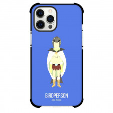 Rick And Morty Birdperson Phone Case For iPhone Samsung Galaxy Pixel OnePlus Vivo Xiaomi Asus Sony Motorola Nokia - Birdperson Minimalist Art On Blue Background