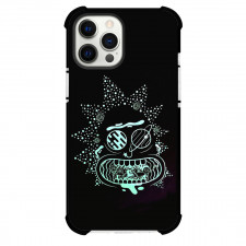 Rick And Morty Phone Case For iPhone Samsung Galaxy Pixel OnePlus Vivo Xiaomi Asus Sony Motorola Nokia - Rick And Morty Dot Work On Black Background