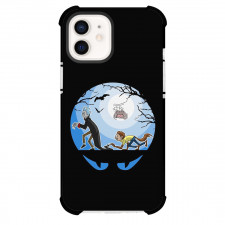 Rick And Morty Phone Case For iPhone Samsung Galaxy Pixel OnePlus Vivo Xiaomi Asus Sony Motorola Nokia - Rick And Morty Halloween Illustration Art On Black Background