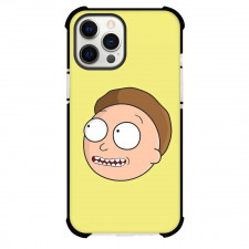 Rick And Morty Morty Smith Phone Case For iPhone Samsung Galaxy Pixel OnePlus Vivo Xiaomi Asus Sony Motorola Nokia - Morty Smith Avatar On Yellow Background