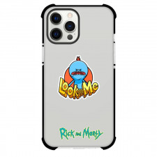 Rick And Morty Mr. Meeseeks Phone Case For iPhone And Samsung Galaxy - Mr. Meeseeks Look At Me Text Art