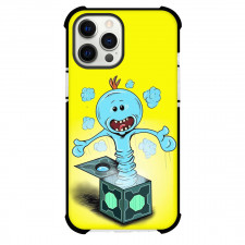 Rick And Morty Mr. Meeseeks Phone Case For iPhone Samsung Galaxy Pixel OnePlus Vivo Xiaomi Asus Sony Motorola Nokia - Mr. Meeseeks Standing On Yellow Background