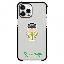 Rick And Morty Phone Case For iPhone And Samsung Galaxy - Morty Rapper Showing Finger