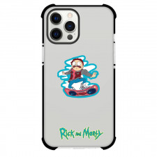 Rick And Morty Phone Case For iPhone And Samsung Galaxy - Morty On Skateboard