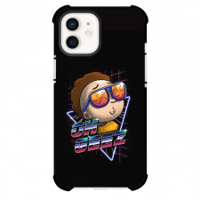 Rick And Morty Phone Case For iPhone Samsung Galaxy Pixel OnePlus Vivo Xiaomi Asus Sony Motorola Nokia - Rick And Morty Ohh Geez Sticker On Black Background