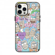 Rick And Morty Phone Case For iPhone Samsung Galaxy Pixel OnePlus Vivo Xiaomi Asus Sony Motorola Nokia - Rick And Morty A Poster With Many Different Characters