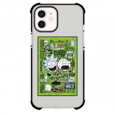 Rick And Morty Phone Case For iPhone Samsung Galaxy Pixel OnePlus Vivo Xiaomi Asus Sony Motorola Nokia - Rick And Morty Quotes On Green Sticker
