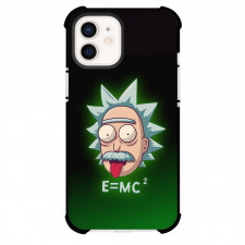 Rick And Morty Rick Sanchez Phone Case For iPhone Samsung Galaxy Pixel OnePlus Vivo Xiaomi Asus Sony Motorola Nokia - Rick Sanchez Rick Einstein Avatar On Blue Black Background