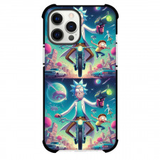 Rick And Morty Rick Sanchez Phone Case For iPhone Samsung Galaxy Pixel OnePlus Vivo Xiaomi Asus Sony Motorola Nokia - Rick Sanchez Riding Motorbike Poster