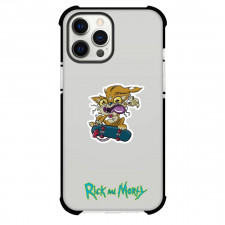 Rick And Morty Squanchy Phone Case For iPhone And Samsung Galaxy - Squanchy Riding Skateboard