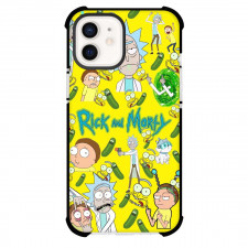 Rick And Morty Phone Case For iPhone Samsung Galaxy Pixel OnePlus Vivo Xiaomi Asus Sony Motorola Nokia - Rick and Morty Yellow Collage Poster