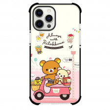 Rilakkuma Case For iPhone Samsung Galaxy Pixel OnePlus Vivo Xiaomi Asus Sony Motorola Nokia - Characters Riding on a Motorbike