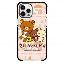Rilakkuma Case For iPhone Samsung Galaxy Pixel OnePlus Vivo Xiaomi Asus Sony Motorola Nokia - Characters Trees Pattern Background