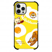 Rilakkuma Case For iPhone Samsung Galaxy Pixel OnePlus Vivo Xiaomi Asus Sony Motorola Nokia - Fried Eggs Yellow Background