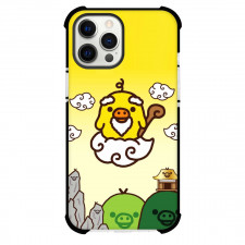 Rilakkuma Kiiroitori Case For iPhone Samsung Galaxy Pixel OnePlus Vivo Xiaomi Asus Sony Motorola Nokia - Old Kiiroitori Riding on a Cloud