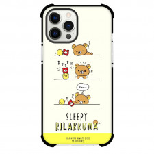 Rilakkuma Case For iPhone Samsung Galaxy Pixel OnePlus Vivo Xiaomi Asus Sony Motorola Nokia - Rilakkuma and Kiirotori Being Sleepy Text Art