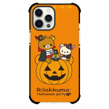 Rilakkuma Case For iPhone Samsung Galaxy Pixel OnePlus Vivo Xiaomi Asus Sony Motorola Nokia - Rilakkuma and Korilakkuma Sitting on a Pumpkin