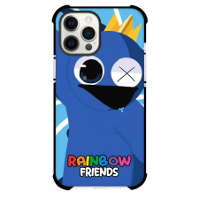 Roblox Rainbow Friends Blue Phone Case For iPhone And Samsung Galaxy Devices - Rainbow Friends Blue Smiling Portrait Cartoon Art