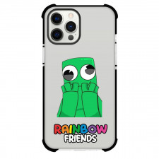 Roblox Rainbow Friends Green Phone Case For iPhone And Samsung Galaxy Devices - Rainbow Friends Green Portrait Cartoon Art Sticker