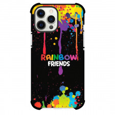 Roblox Rainbow Friends Phone Case For iPhone And Samsung Galaxy Devices - Rainbow Friends Logo On Watercolor Background