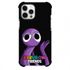 Roblox Rainbow Friends Purple Phone Case For iPhone And Samsung Galaxy Devices - Rainbow Friends Purple Portrait Cartoon Art