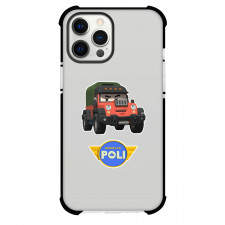 Robocar Poli Poacher Phone Case For iPhone Samsung Galaxy Pixel OnePlus Vivo Xiaomi Asus Sony Motorola Nokia - Poacher Red Off-Road Truck Sticker