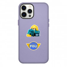 Robocar Poli Poke Phone Case For iPhone Samsung Galaxy Pixel OnePlus Vivo Xiaomi Asus Sony Motorola Nokia - Poke Mini Excavator Sticker