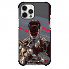 Robocop Phone Case For iPhone Samsung Galaxy Pixel OnePlus Vivo Xiaomi Asus Sony Motorola Nokia - Robocop Action Movie Scene on Grey Background