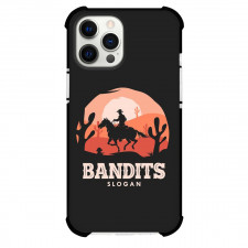 Rodeo Cowboy Phone Case For iPhone Samsung Galaxy Pixel OnePlus Vivo Xiaomi Asus Sony Motorola Nokia - Cowboy Bandits Slogan On Black Backfround