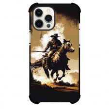 Rodeo Cowboy Phone Case For iPhone Samsung Galaxy Pixel OnePlus Vivo Xiaomi Asus Sony Motorola Nokia - Cowboy Riding Combat Illustration