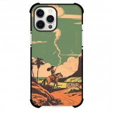 Rodeo Cowboy Phone Case For iPhone Samsung Galaxy Pixel OnePlus Vivo Xiaomi Asus Sony Motorola Nokia - Cowboy Riding Retro Poster