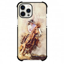 Rodeo Cowgirl Phone Case For iPhone Samsung Galaxy Pixel OnePlus Vivo Xiaomi Asus Sony Motorola Nokia - Cowgirl Girl with Horse Painting