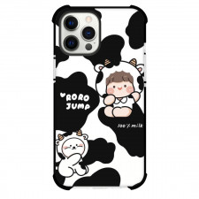 Rorojump Case For iPhone Samsung Galaxy Pixel OnePlus Vivo Xiaomi Asus Sony Motorola Nokia - RoroJump Wearing Cow Costume
