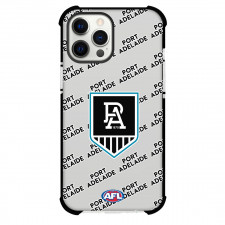 Port Adelaide Football Club Phone Case For iPhone and Samsung Galaxy Devices - Adelaide Football Club Medley Monogram Wordmark