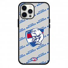 Western Bulldogs Football Club Phone Case For iPhone and Samsung Galaxy Devices - Bulldogs Football Club Medley Monogram Wordmark