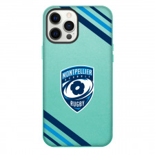 Montpellier Herault Rugby Phone Case For iPhone Samsung Galaxy Pixel OnePlus Vivo Xiaomi Asus Sony Motorola Nokia - Large Logo With Stripe