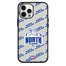 North Melbourne Football Club Phone Case For iPhone and Samsung Galaxy Devices - North Melbourne Football Club Medley Monogram Wordmark