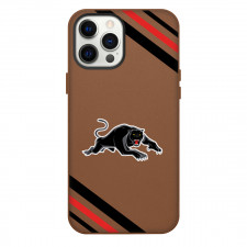 Penrith Panthers Rugby League Football Club Phone Case For iPhone Samsung Galaxy Pixel OnePlus Vivo Xiaomi Asus Sony Motorola Nokia - Large Logo With Stripe