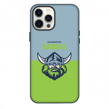 Canberra Raiders Rugby League Club Phone Case For iPhone Samsung Galaxy Pixel OnePlus Vivo Xiaomi Asus Sony Motorola Nokia - Logo Gray And Green Background