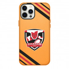 Selknam Phone Case For iPhone Samsung Galaxy Pixel OnePlus Vivo Xiaomi Asus Sony Motorola Nokia - Large Logo With Stripe