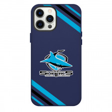Cronulla Sutherland District Rugby League Football Club Ltd Sharks Phone Case For iPhone Samsung Galaxy Pixel OnePlus Vivo Xiaomi Asus Sony Motorola Nokia - Large Logo With Stripe
