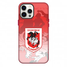 St. George Illawarra Rugby League Football Club Pty Limited Phone Case For iPhone Samsung Galaxy Pixel OnePlus Vivo Xiaomi Asus Sony Motorola Nokia - Logo Overlay Gradient Background