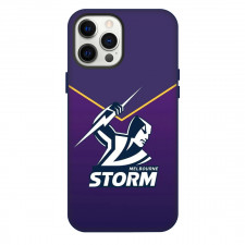 Melbourne Storm Rugby League Club Phone Case For iPhone Samsung Galaxy Pixel OnePlus Vivo Xiaomi Asus Sony Motorola Nokia - Logo Purple Background Poster