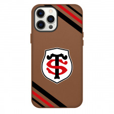 Stade Toulousain Phone Case For iPhone Samsung Galaxy Pixel OnePlus Vivo Xiaomi Asus Sony Motorola Nokia - Large Logo With Stripe